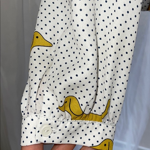 White Polka-Dot Shirt - Picture 4 of 5